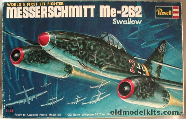 Revell 1/32 Messerschmitt Me-262 Swallow - Japan Issue, H218 plastic model kit